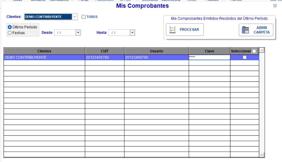 Descarga automática de Mis Comprobantes ARCA